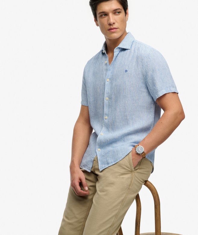 Riviera Short Sleeve Linen Shirt