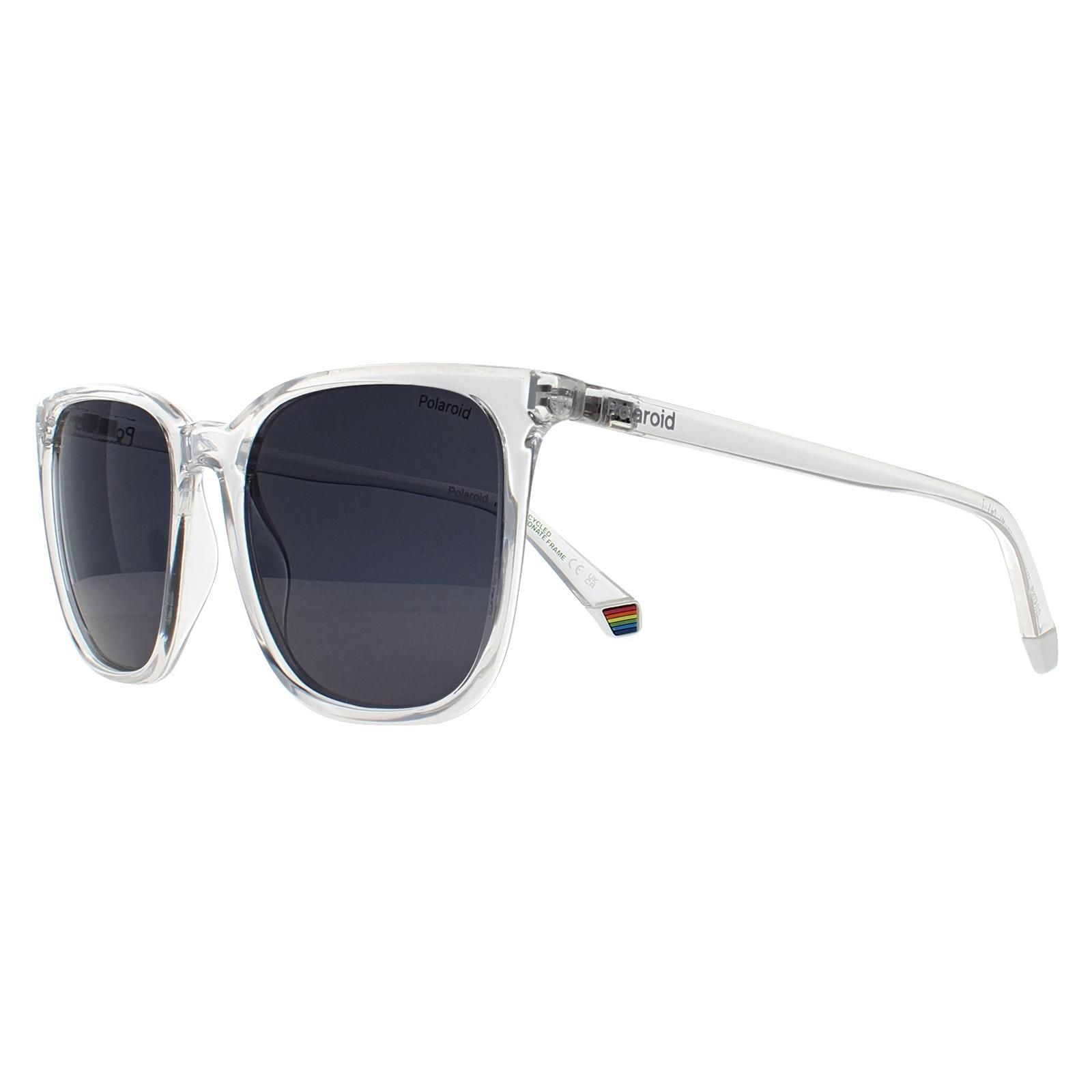 Polaroid Square Transparent Blue Polarized PLD 6226/S