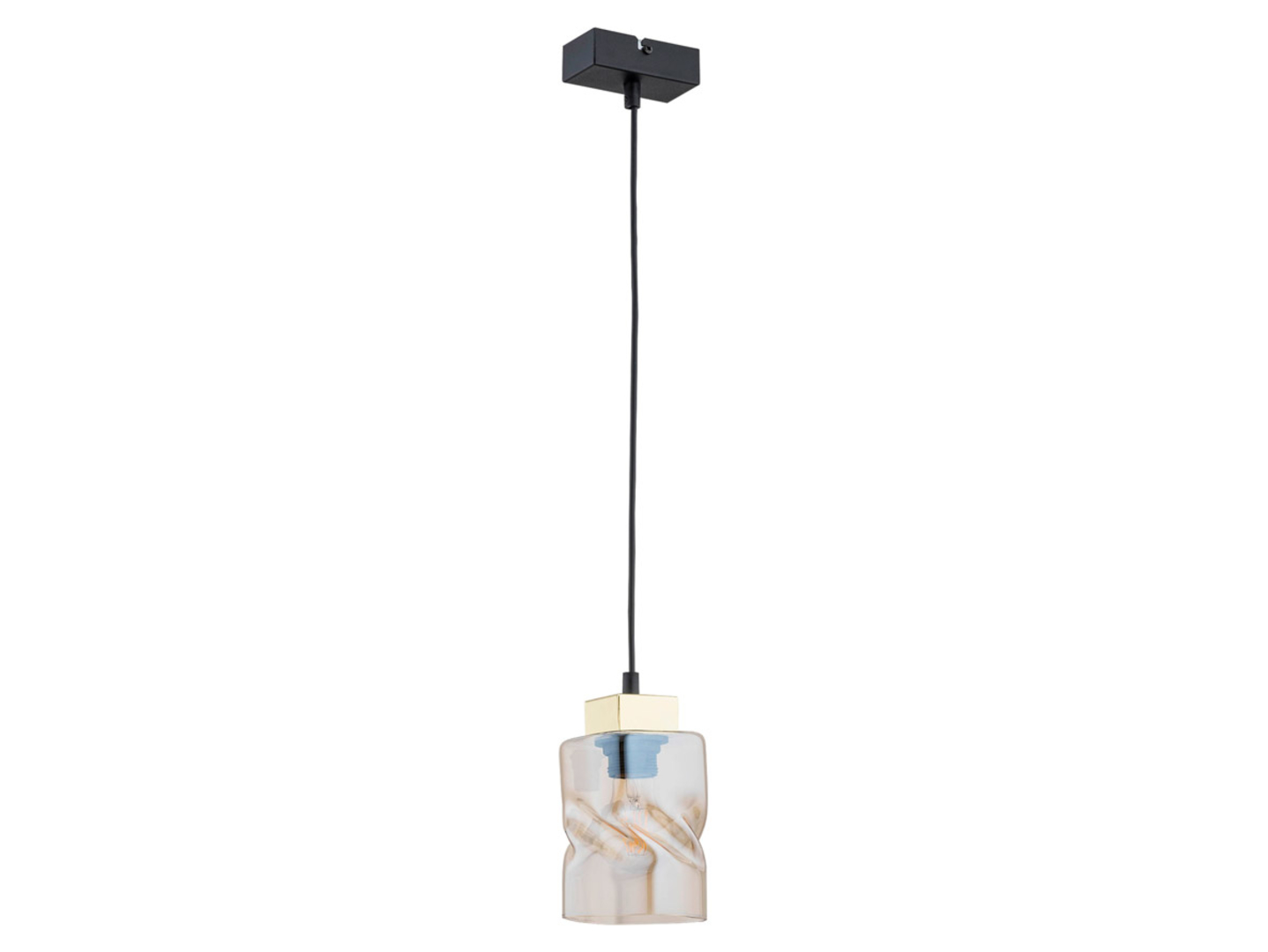 Lampa wisząca Meru stalowa czarna