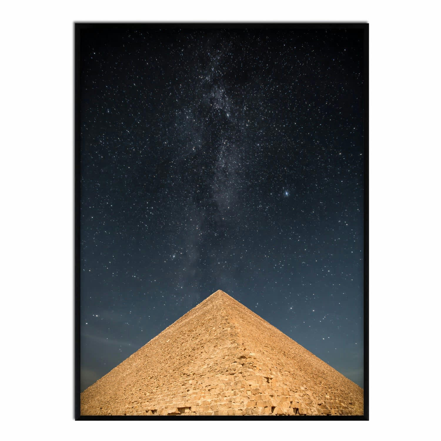 CIELO - Affiche avec cadre noir - Pyramide - 30x40
