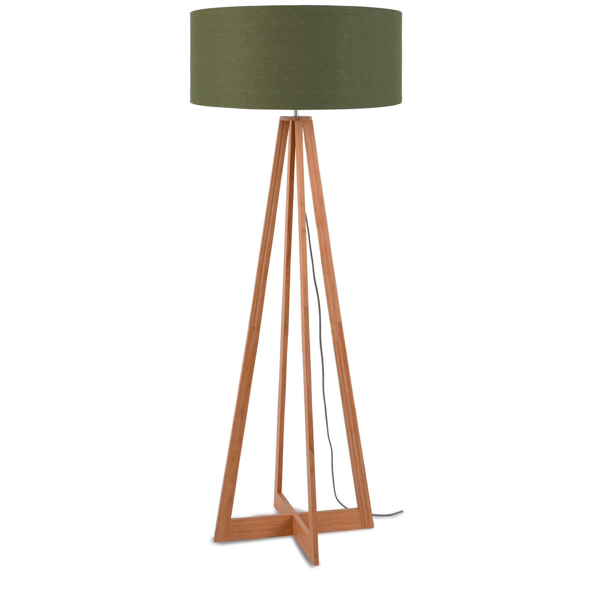 GOOD&MOJO vloerlamp Everest - groen - Ø60cm
