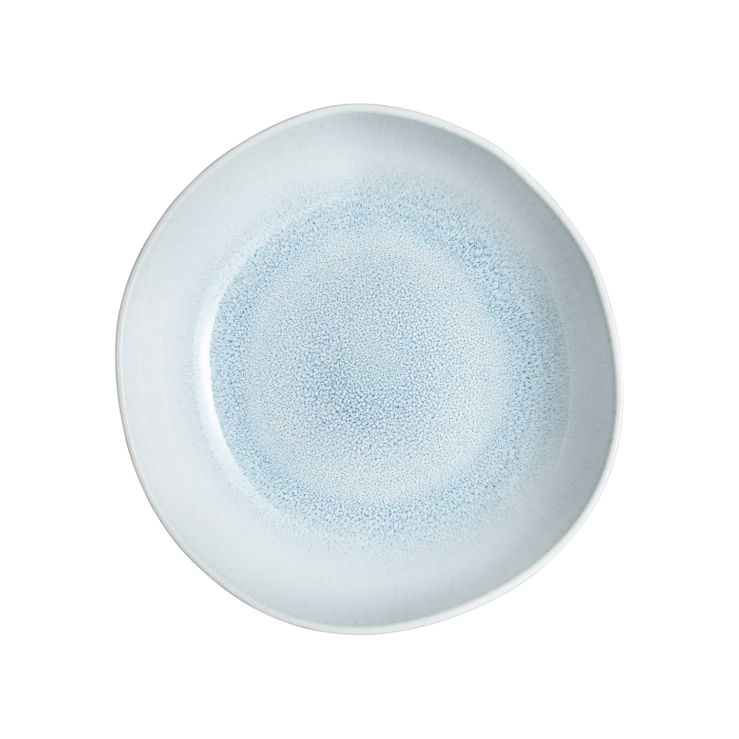 Kiln Blue Large Organic Dish