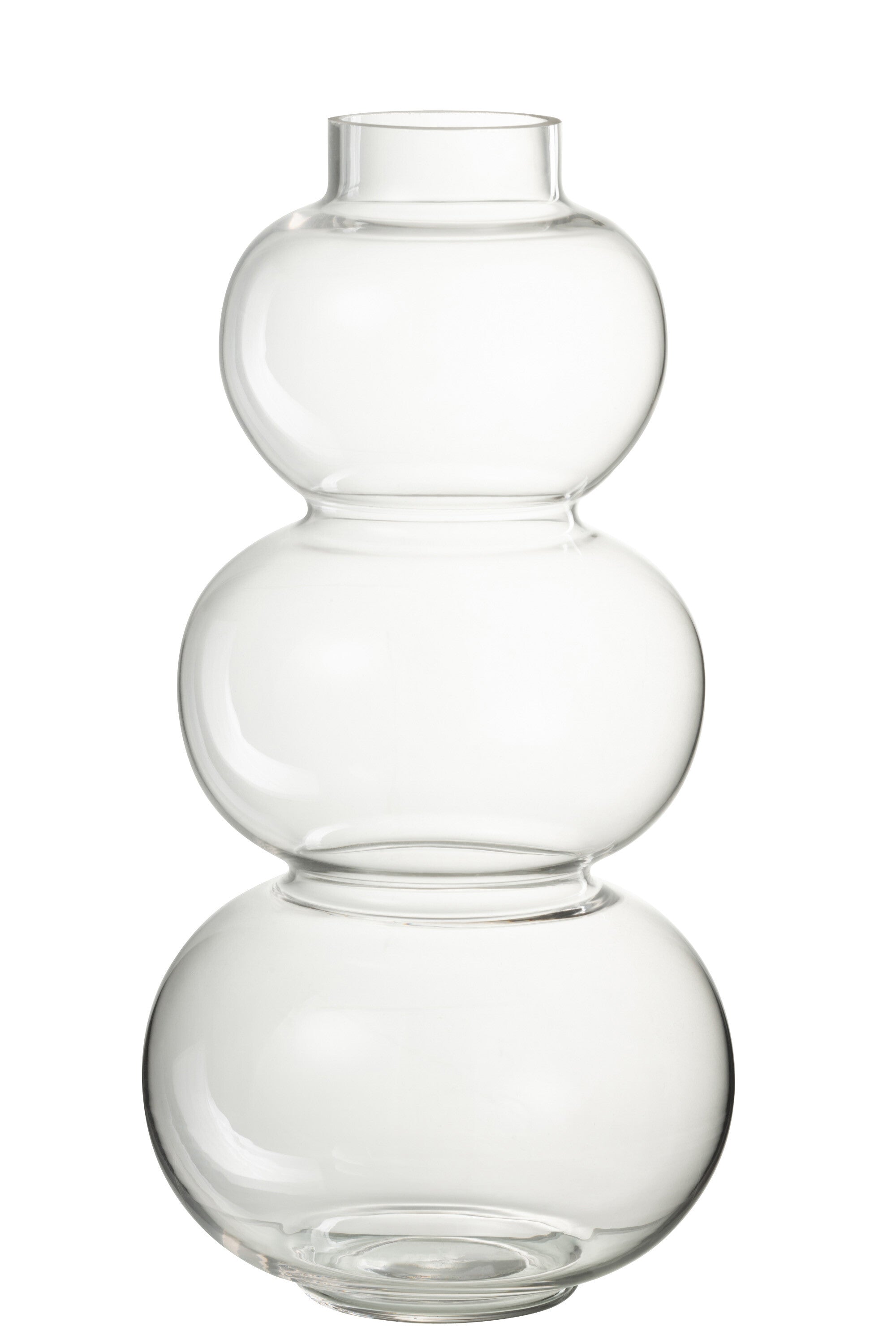 J-Line vaas Bol - glas - transparant - large - 36 cm hoog
