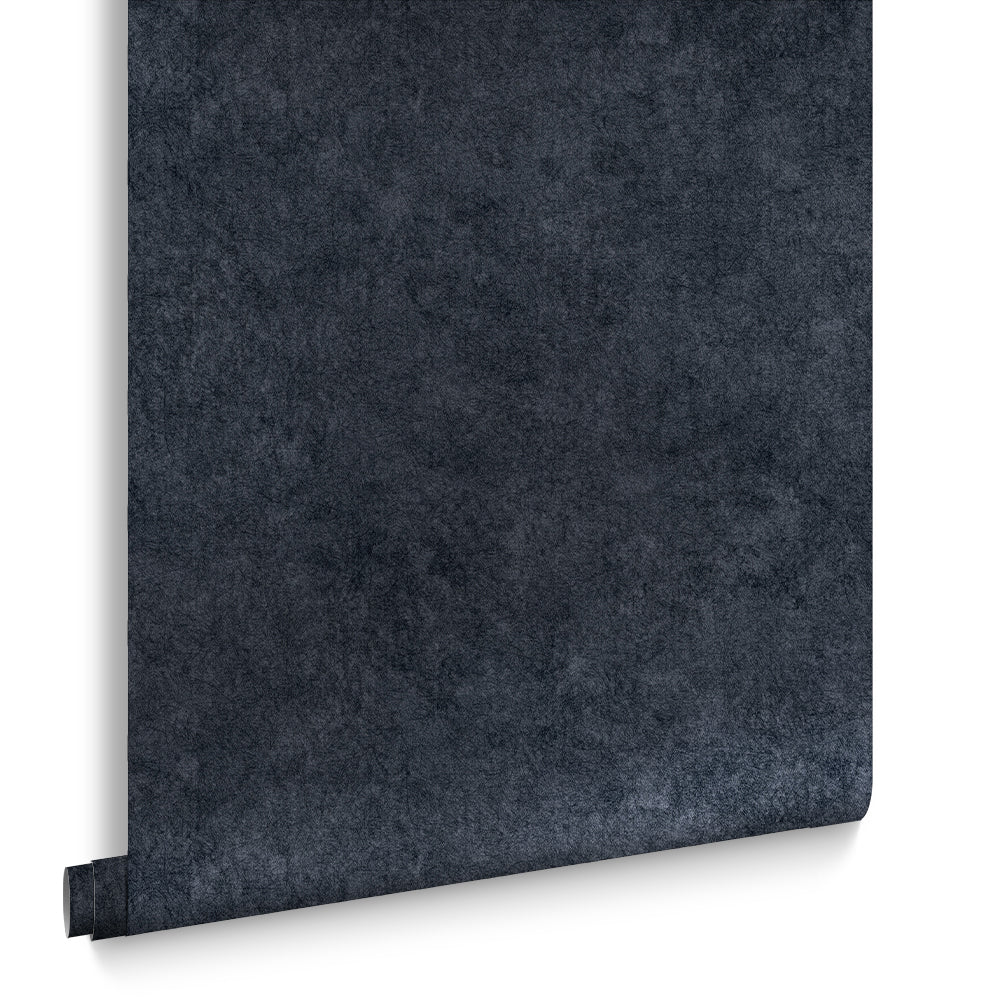 Graham & Brown Vliesbehang - Texture Plain Midnight - 10mx52cm