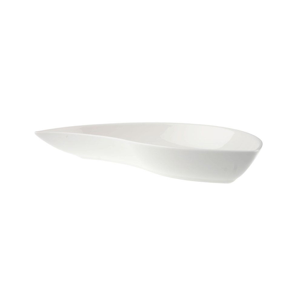 NewWave Decorative fruit bowl - White, 7.8 oz, Premium Porcelain