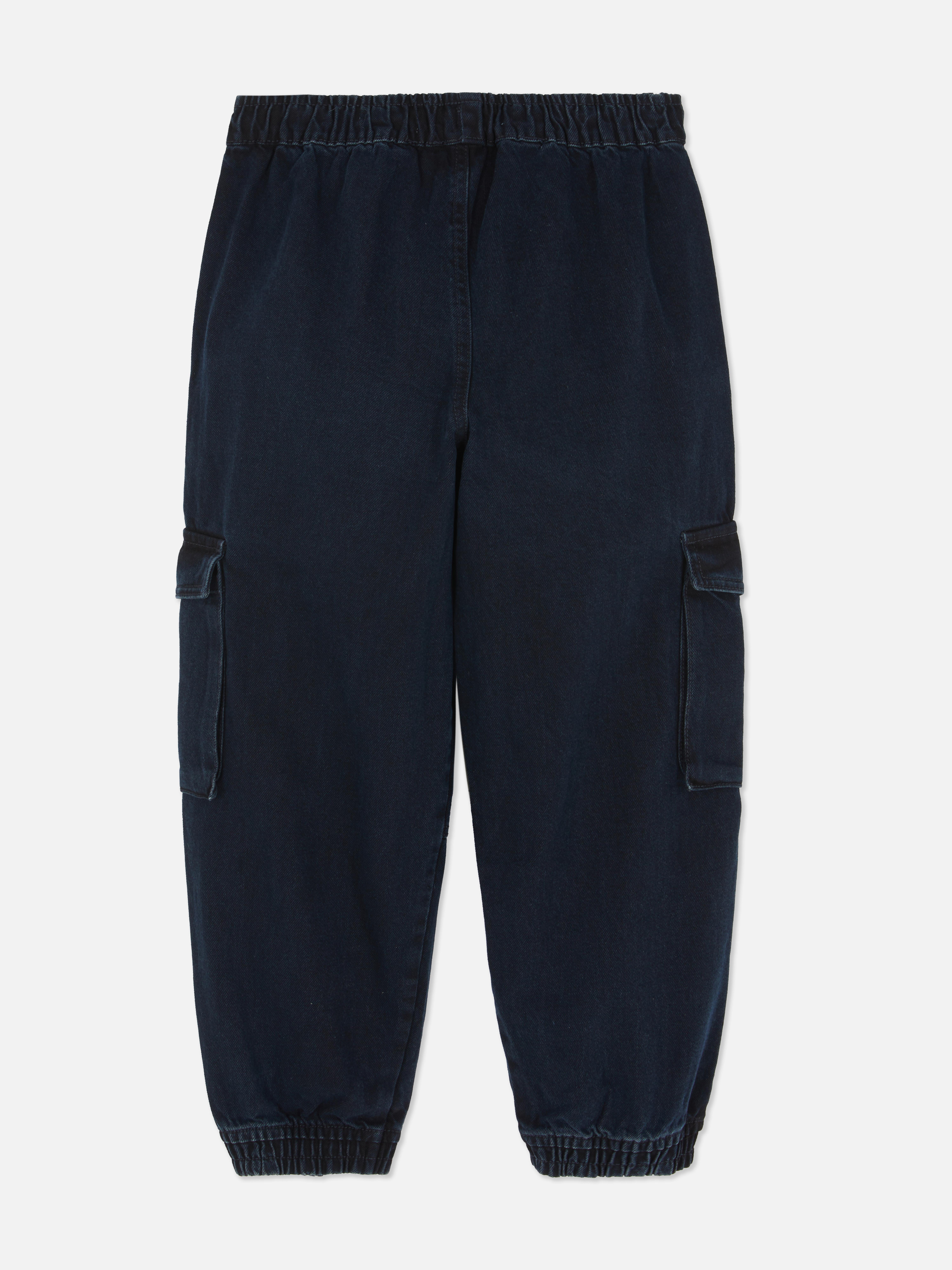 7-15yrs | Cuffed Cargo Sweatpant Jeans
