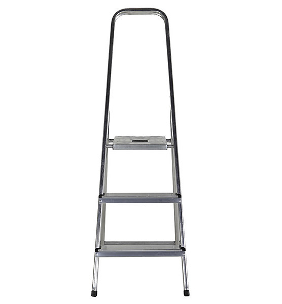 Escabeau ménager pliable en aluminium 3 marches léger Selekta