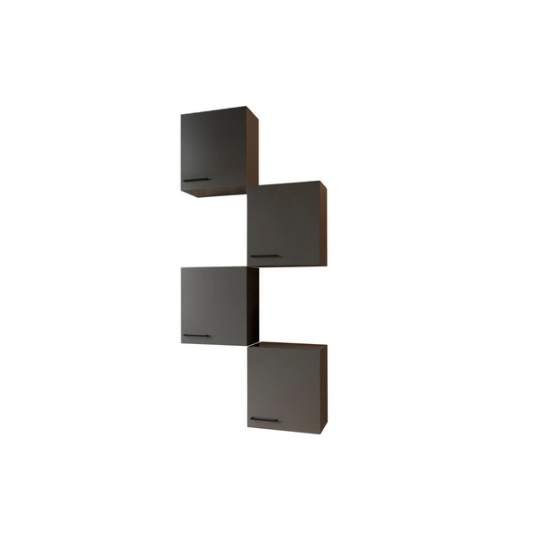 Wandschrank, »Oliver«, LxBxH: 50x34,6x224,4 cm, grau matt