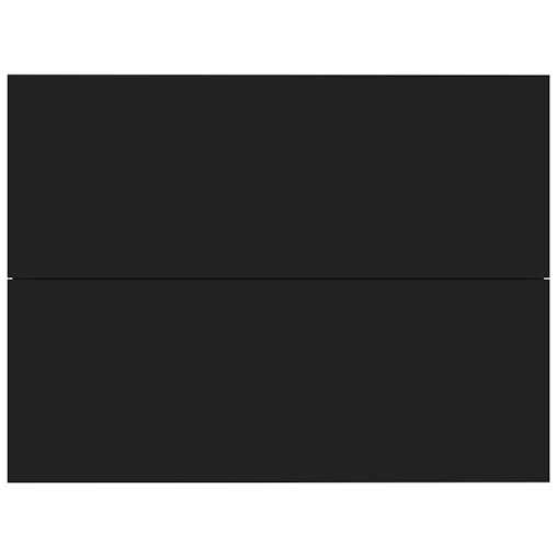 NNEVL Bedside Cabinets 2 pcs Black 40x30x30 cm Chipboard