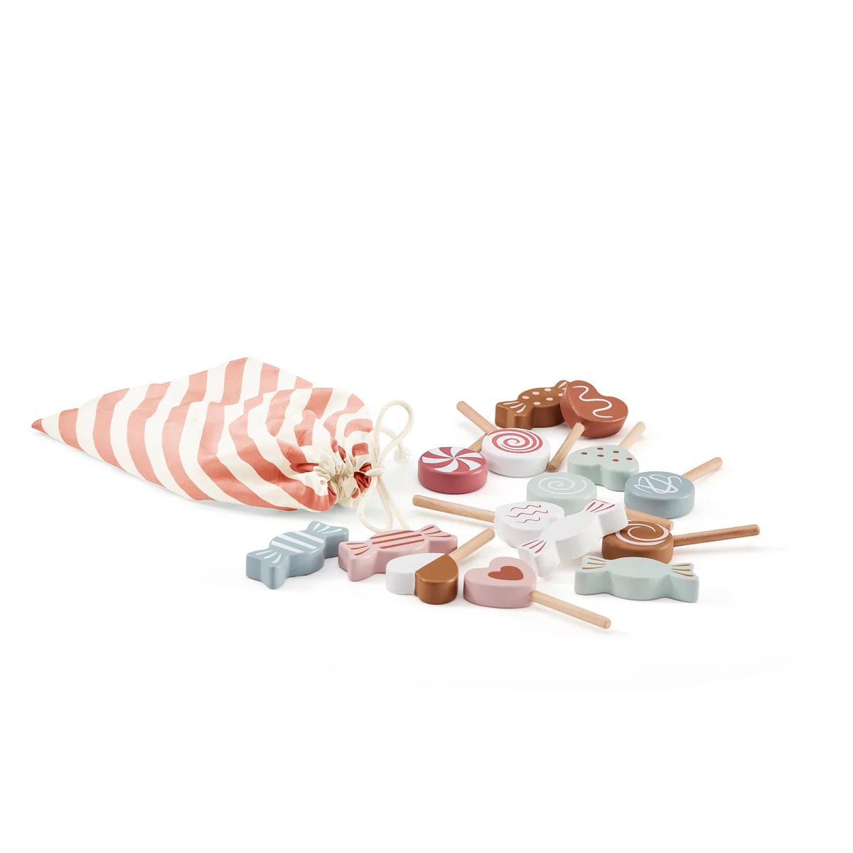 Kids Concept - Bistro Süßigkeiten im Beutel, bunt (16er-Set)