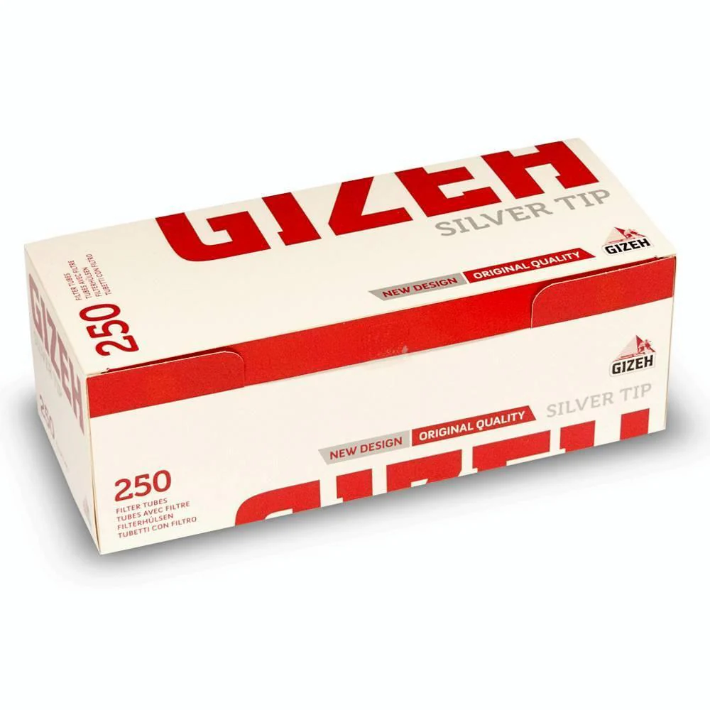 Gizeh Filter Tubes Silver Tip 250s
