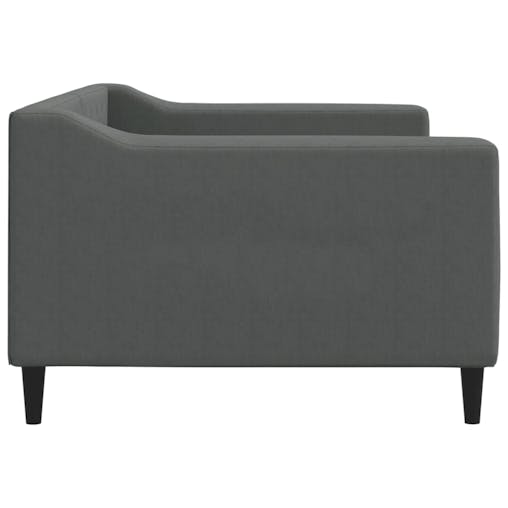 NNEVL Day Bed Dark Grey 90x190 cm Fabric