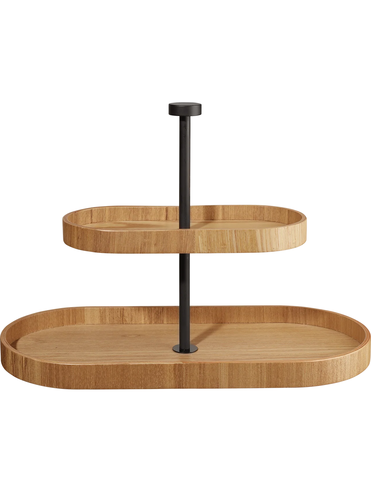 etagere 2-stufig, oval