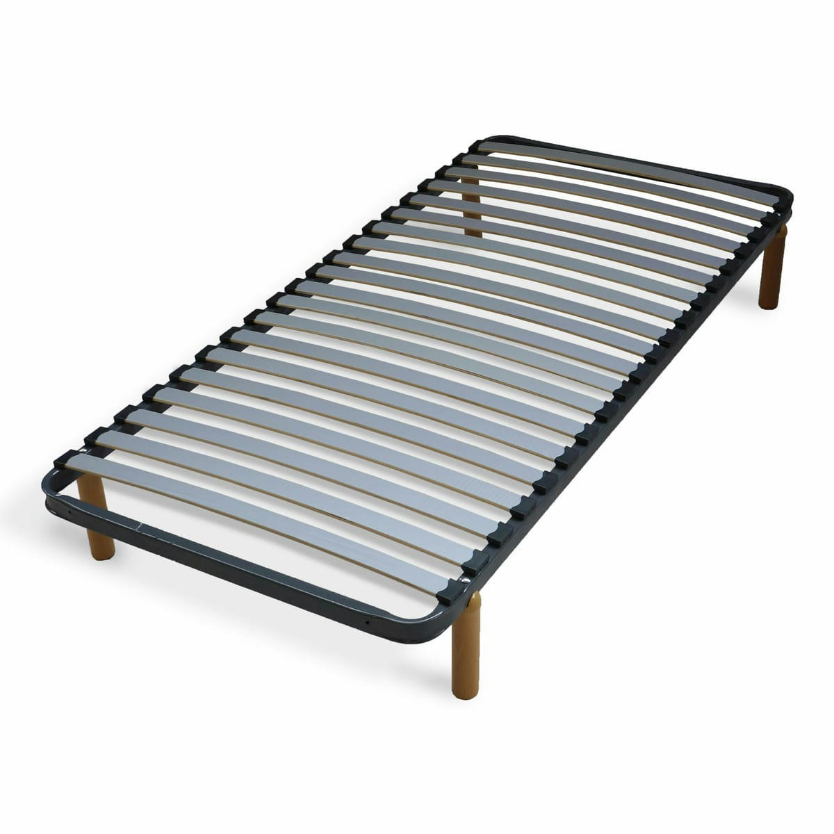 MIRA - Sommier avec pieds 90x190 cm metal