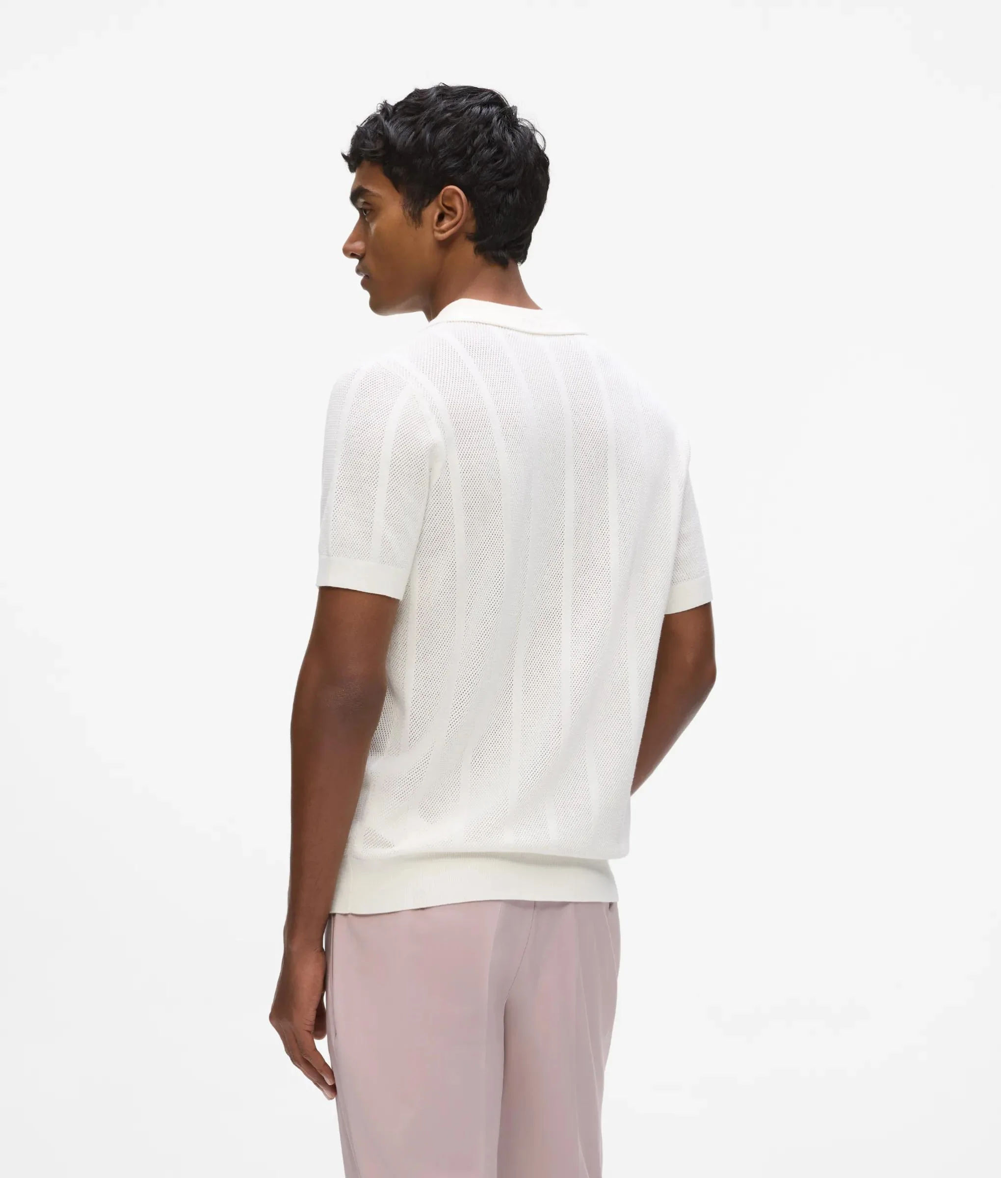 Chemise en maille à manches courtes