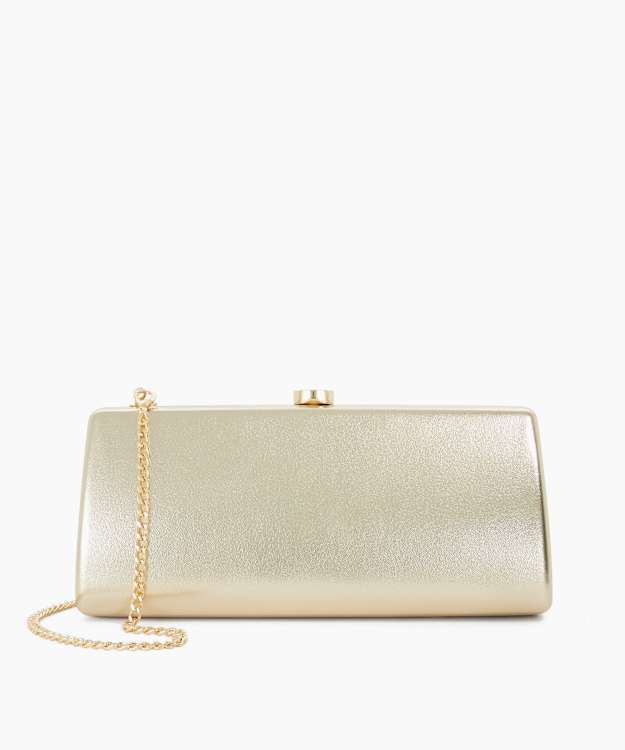 Belinda Gold - Textured Cross Body Clutch Bag