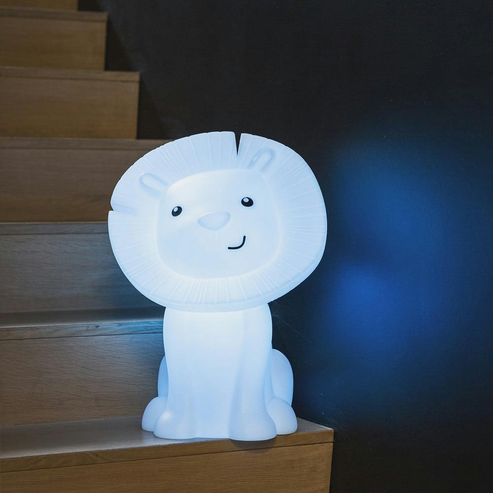 LION - Veilleuse avec enceinte hakuna polypropylène blanc