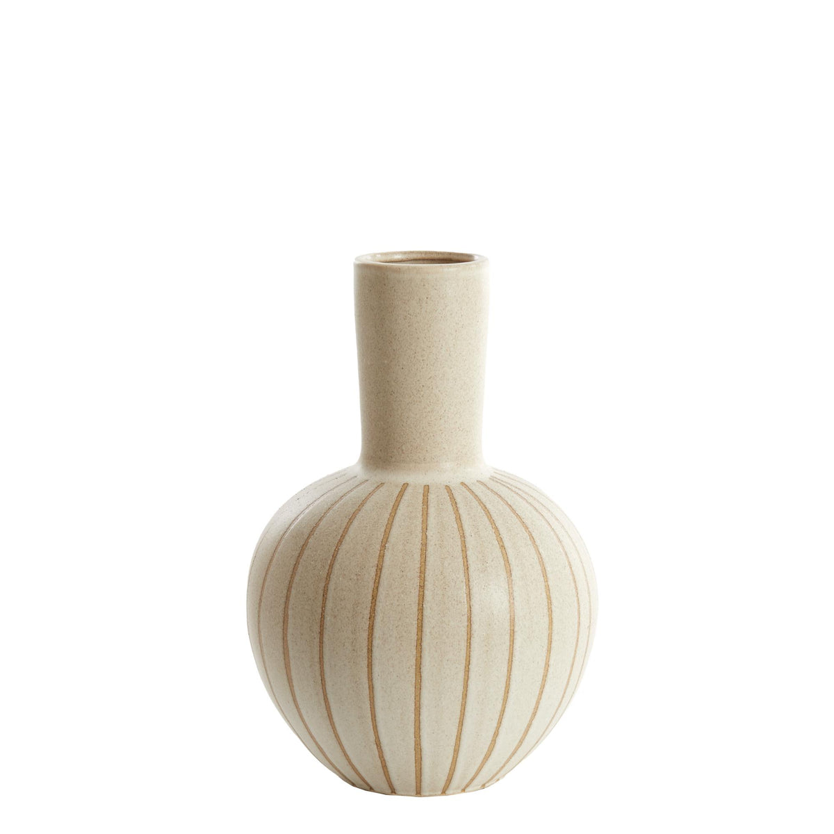 Light & Living vaas Ulloa - bruin - Ø28.5cm