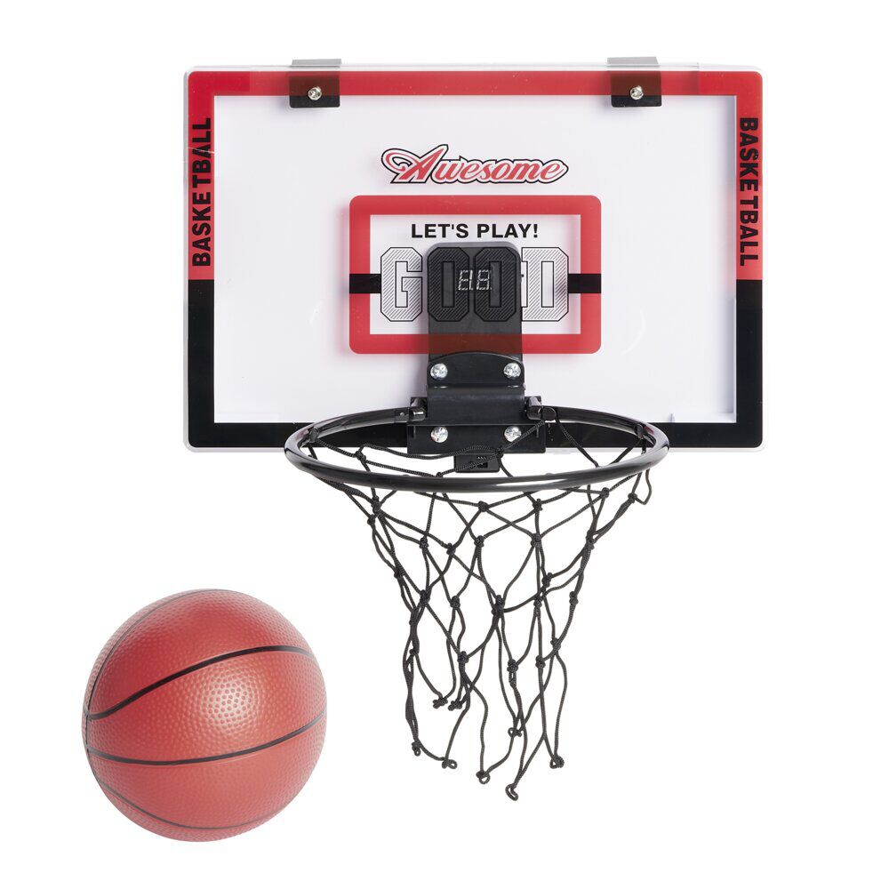 Panier de basket pliable panneau sonore affichage numérique 40x25xH26cm (2 modèles)