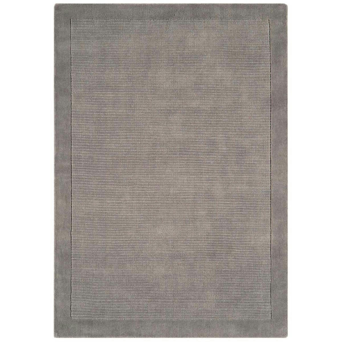 CANDY - Tapis tufté main en Laine Gris 60x120 cm