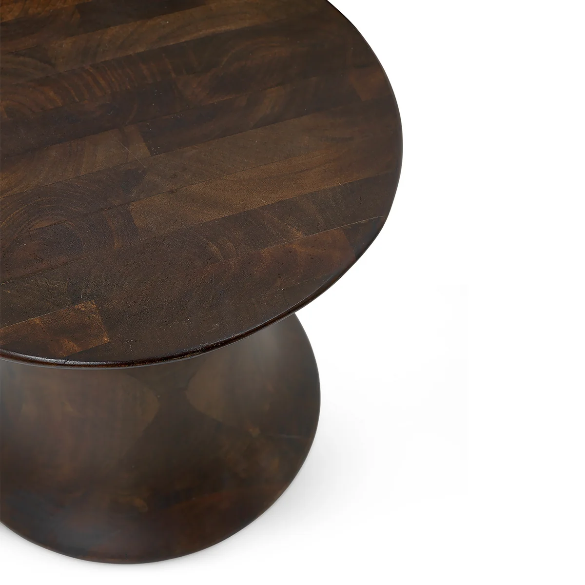 Ferm Living - Spin Hocker, Mangoholz