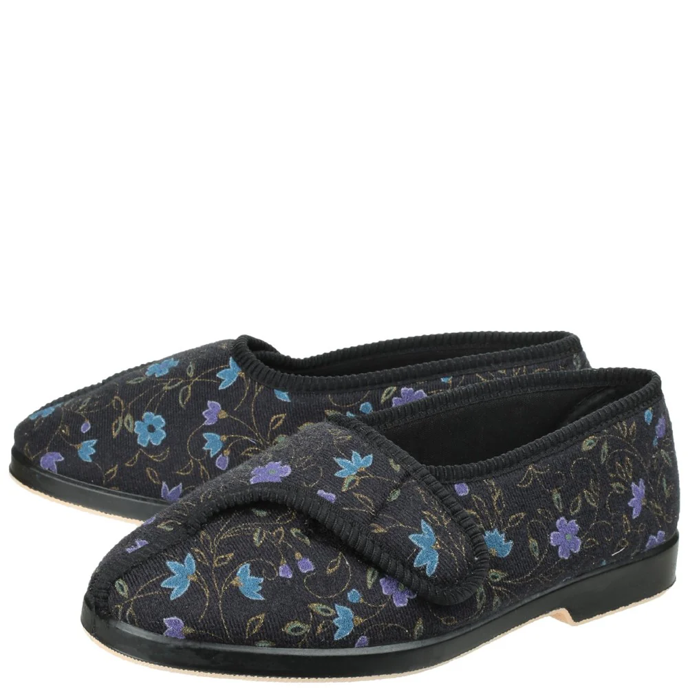 GBS Wilma Ladies Wide Fit Slipper