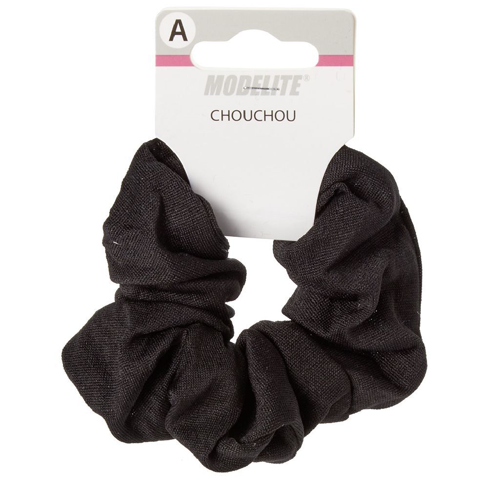 Chouchou en maille noir