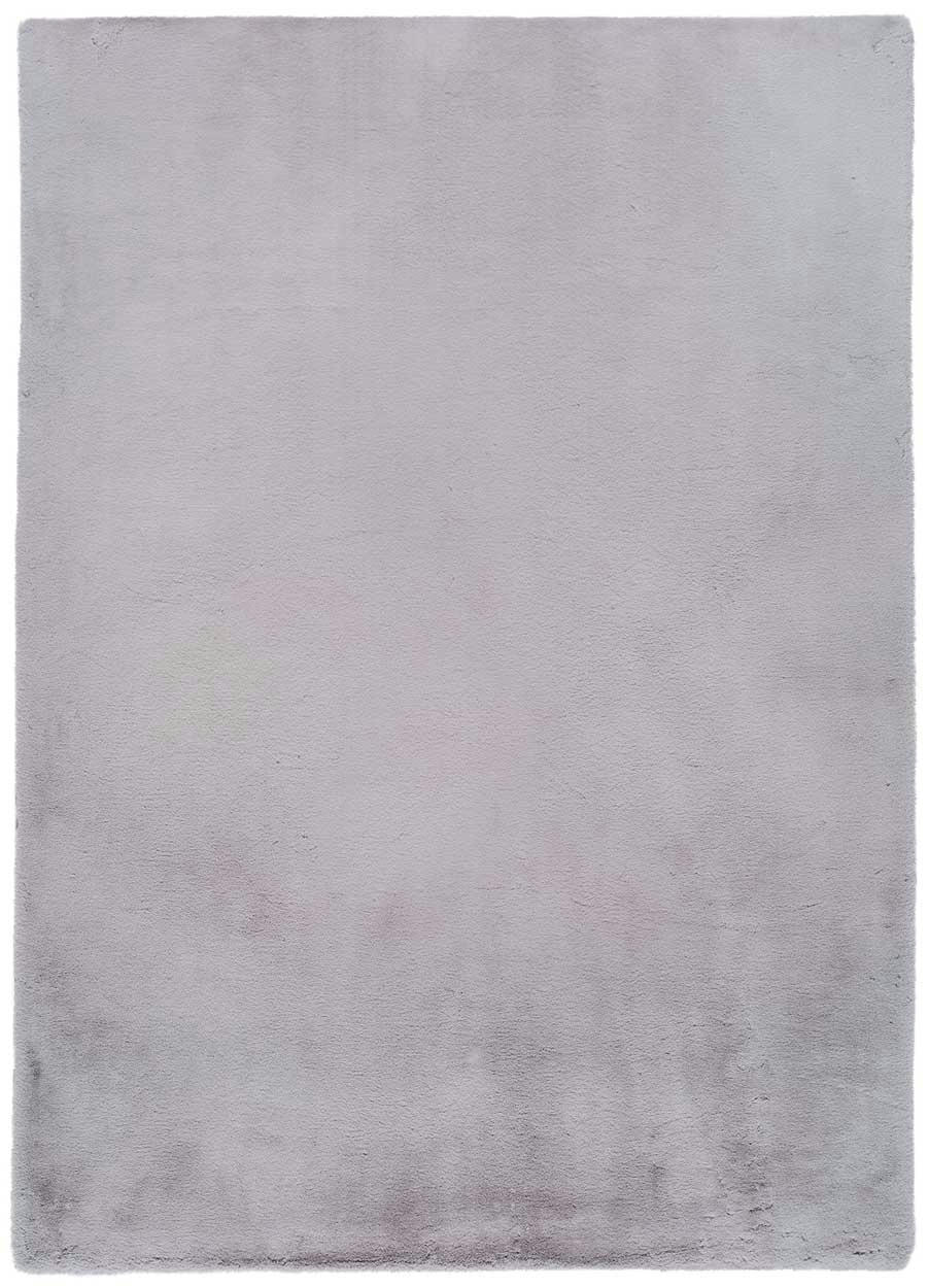 FOX - Tapis lavable extra doux en gris argenté, 80X150 cm