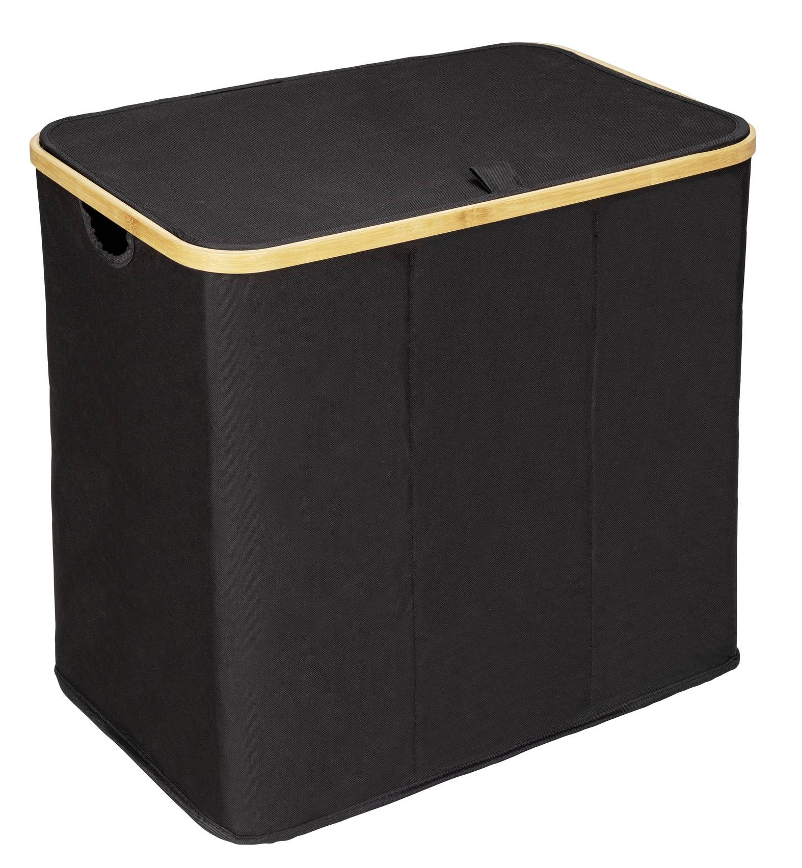 Kosz na pranie, bambus, 57 x 50 x 37, Trio Ecori, WENKO