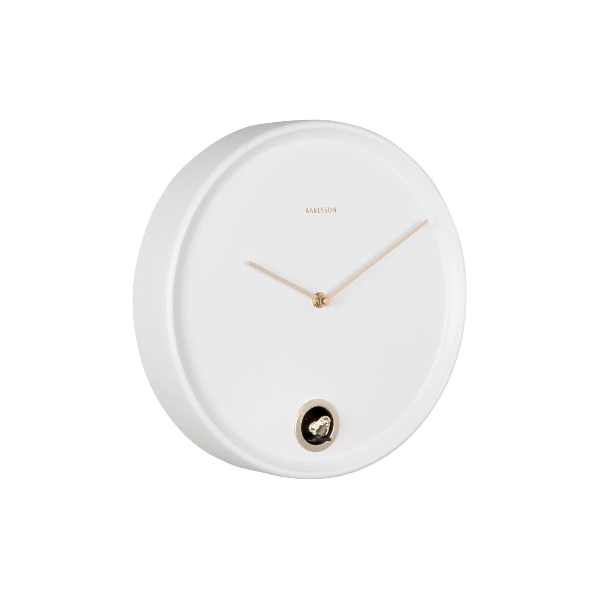 Karlsson wandklok Esencia Cuckoo - wit - Ø30cm