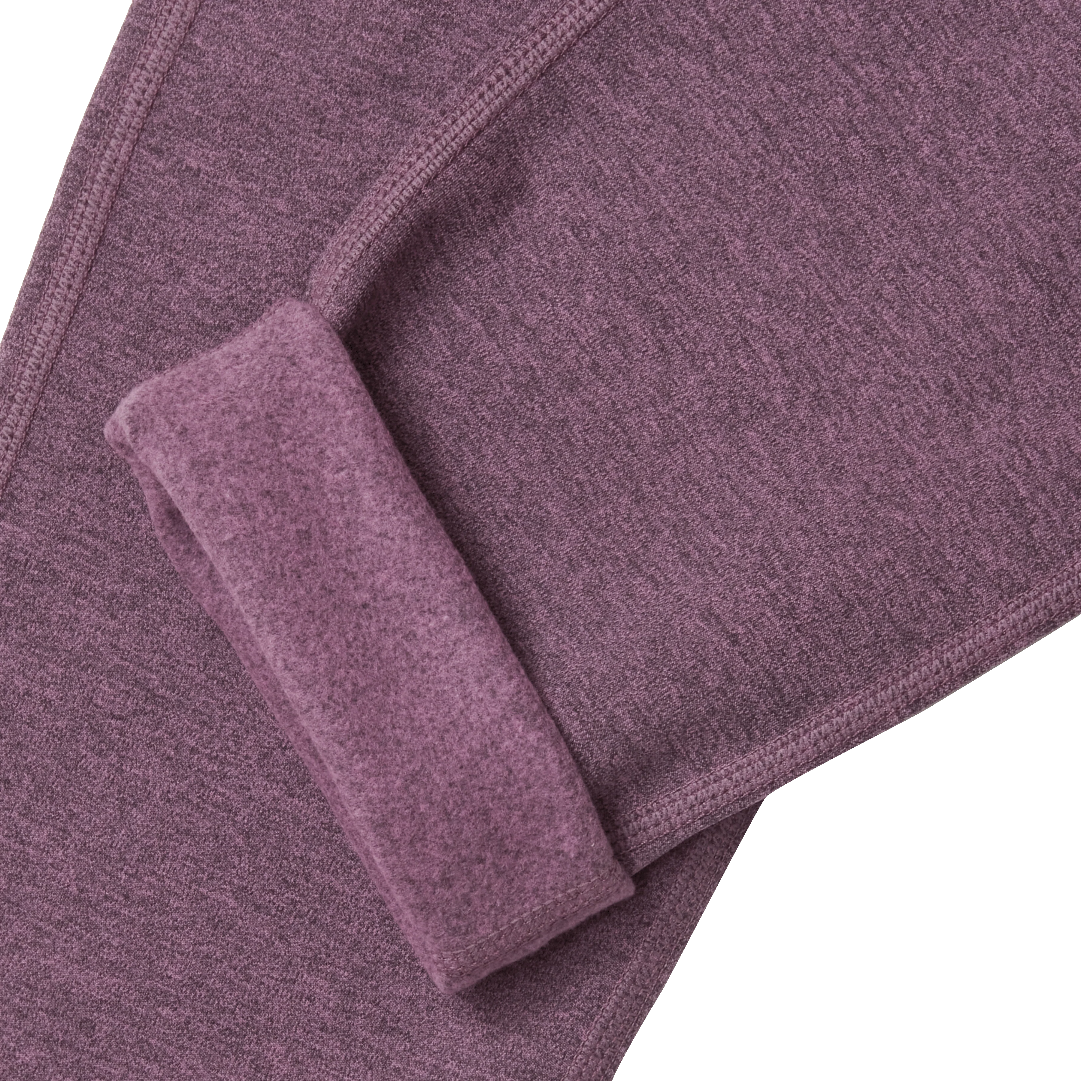 Girls Plush Lined Leggings - Heather