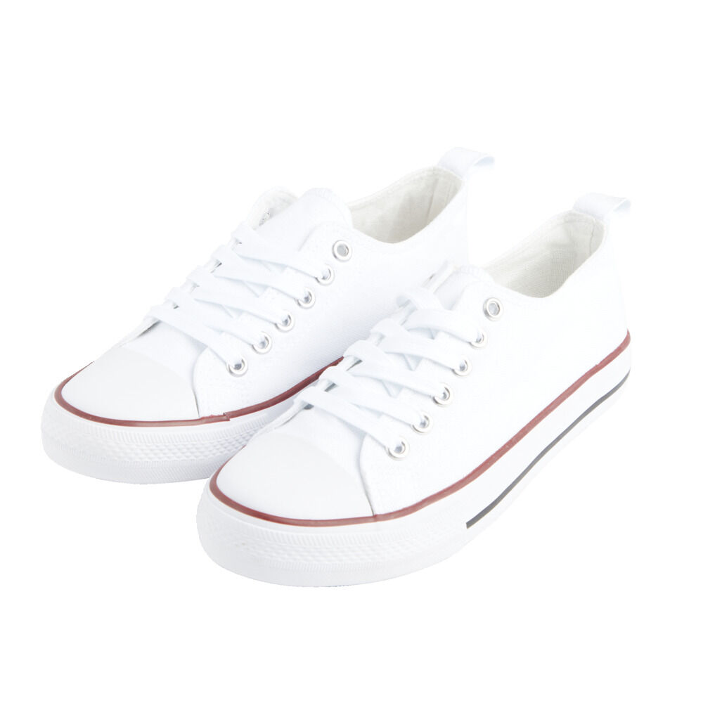 Chaussures toiles femme T36 à 40 blanches