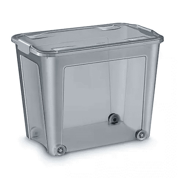 Grande Caisse Translucide à roulettes 43 ou 67 litres - 67 Litres