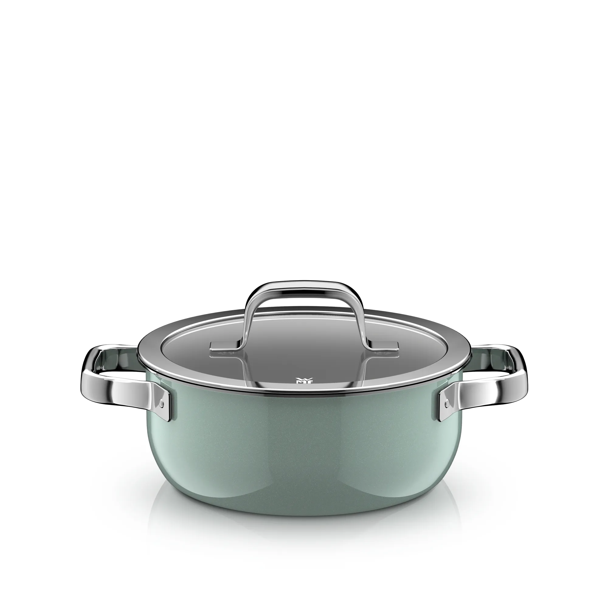 Fusiontec Mineral Pro, Braising Pan With Lid, 20 cm, Eucalyptus Haze