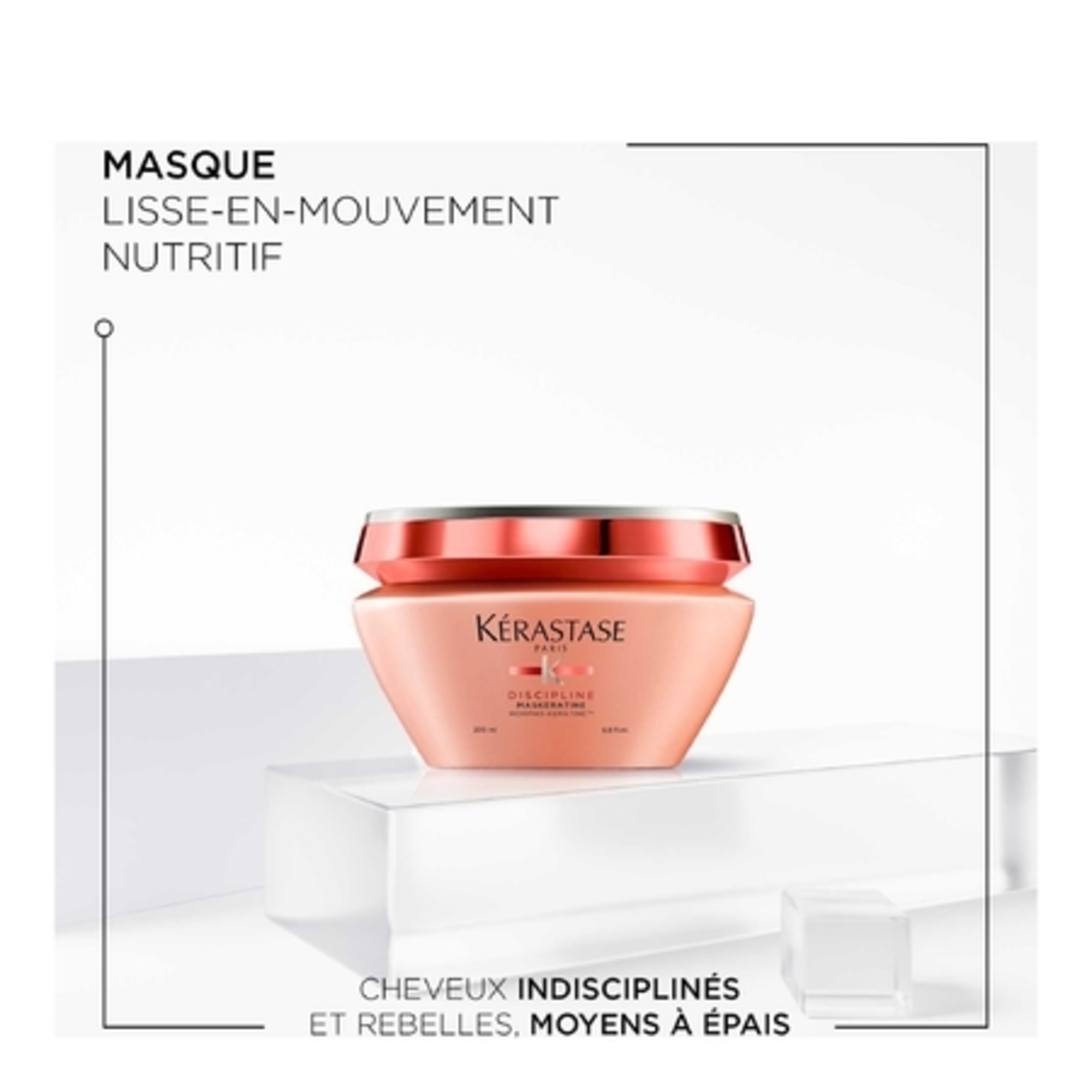 DISCIPLINEMaskératine cheveux indisciplinés