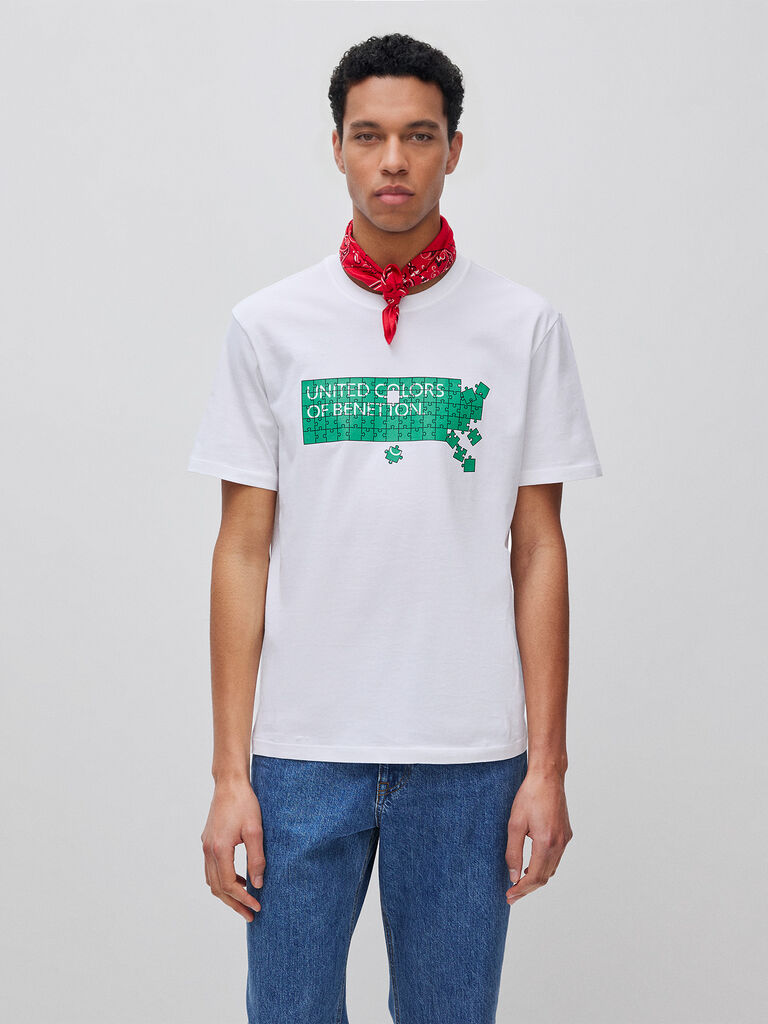 Cotton t-shirt with logo