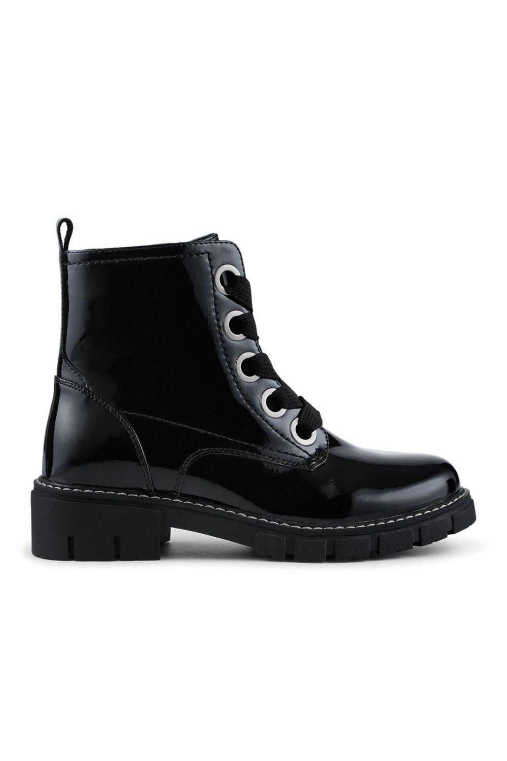 Pavers Wide-Fit Chunky Ankle Boots
