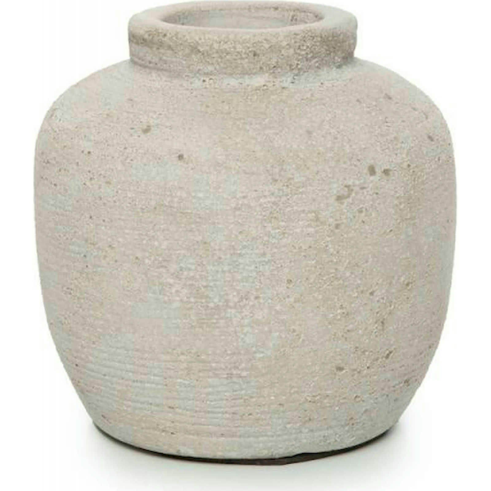 BALI BAZAR - Vase Terre cuite Gris