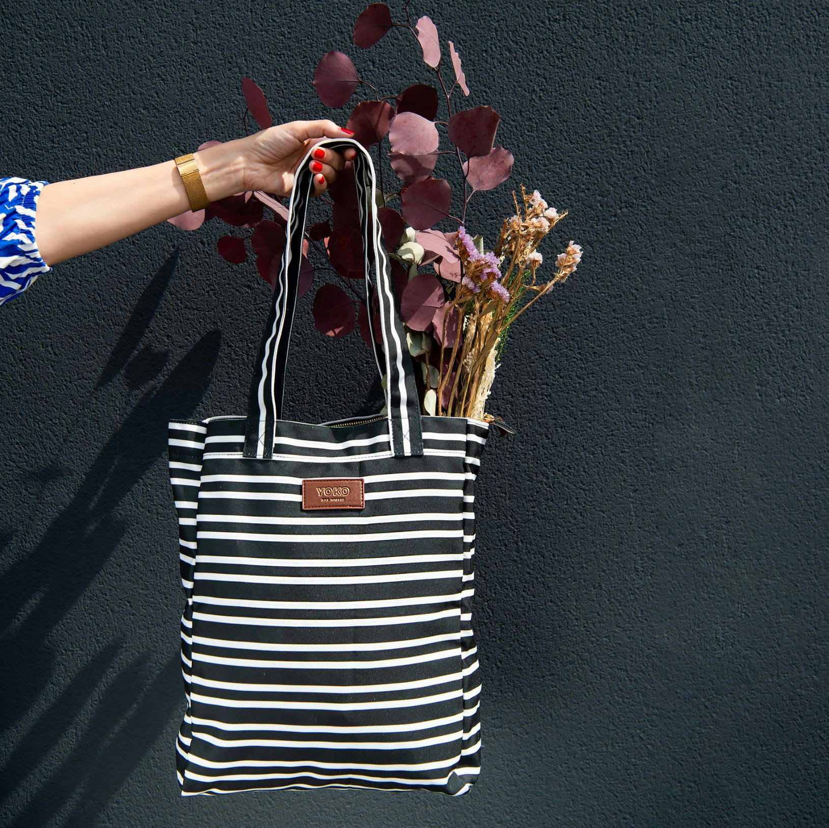 LA PARISIENNE - Tote bags  Parisienne RPET  Noir & blanc