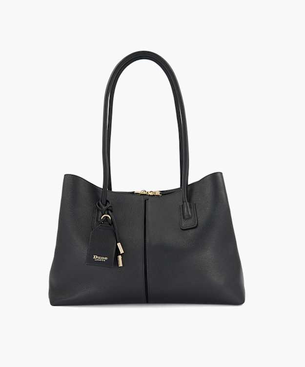 Deserving L Black - Leather Shoulder Bag
