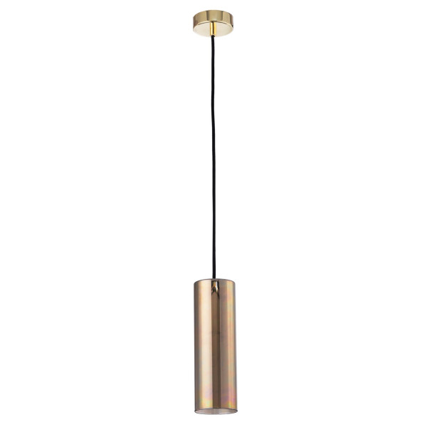 Lampa wisząca mosiężno-złota GIOIA 1xE14x40W wym: 178x8x8 cm Maytoni