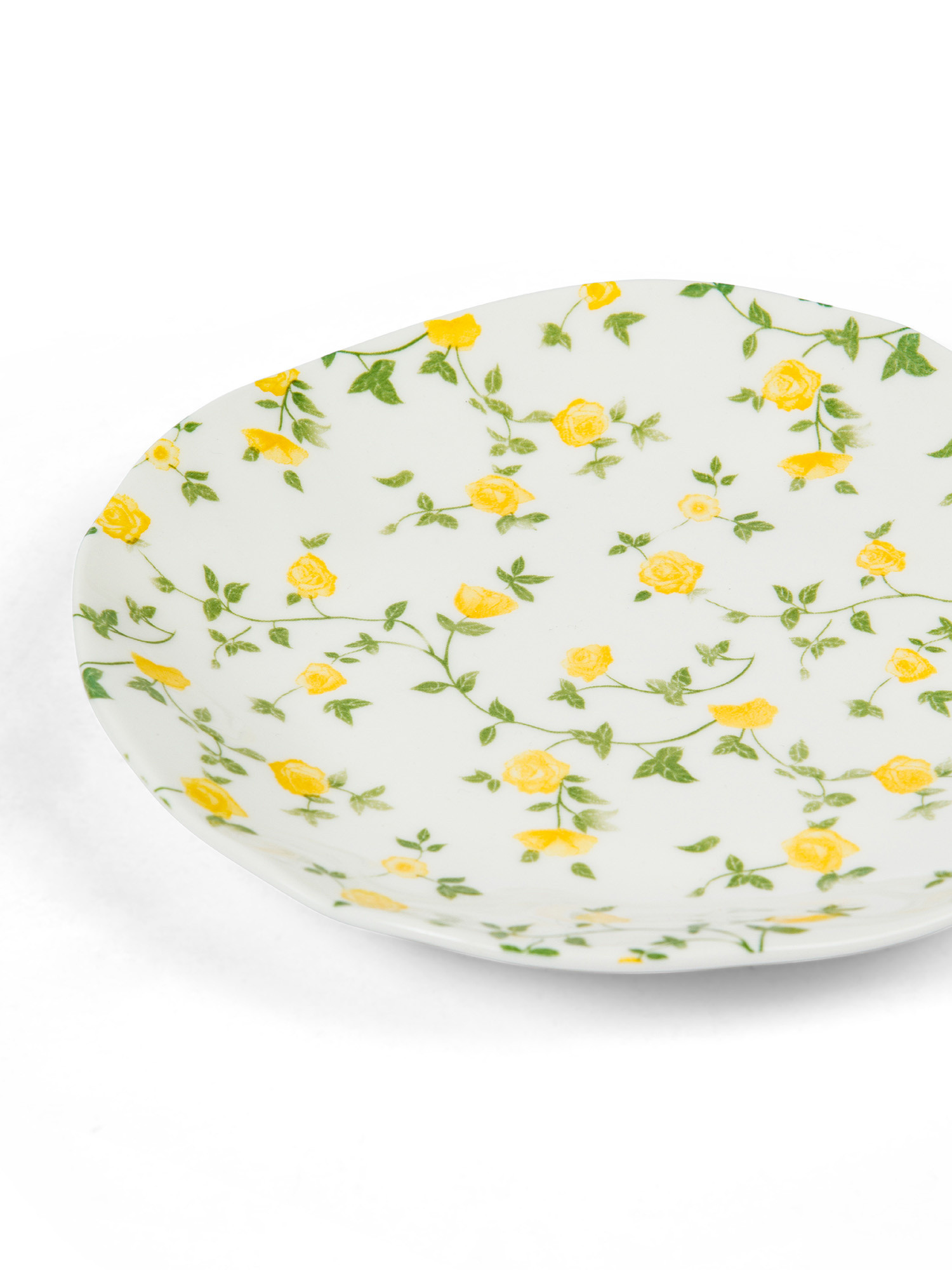 Piatto frutta porcellana motivo fiorellino