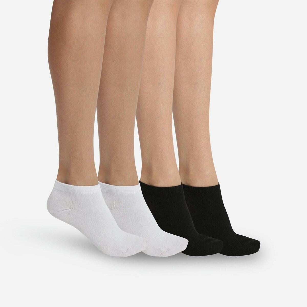 Lot de 2 paires de socquettes courtes