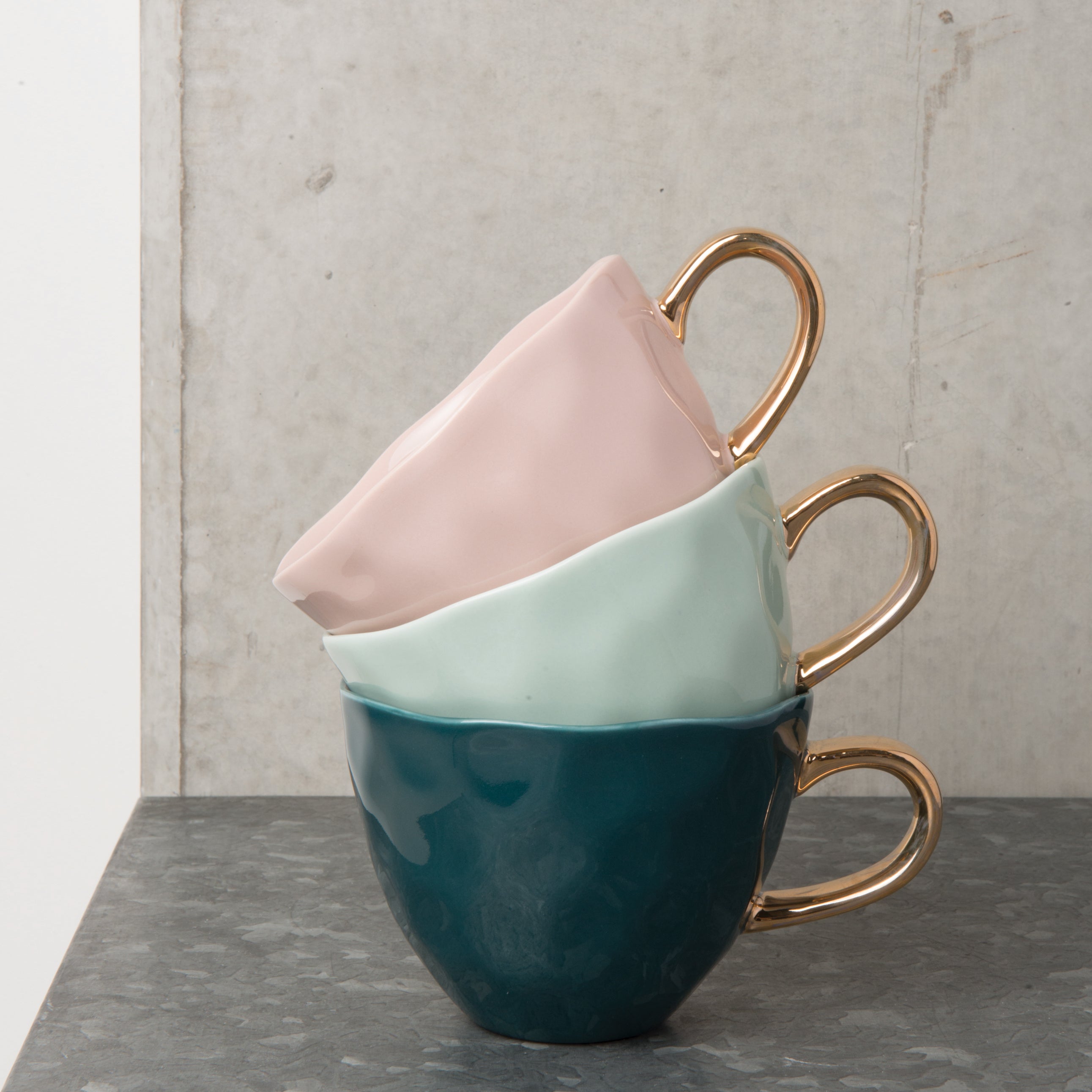 Urban Nature Culture Good Morning Cappuccino / Theekop - Celadon - 4 s