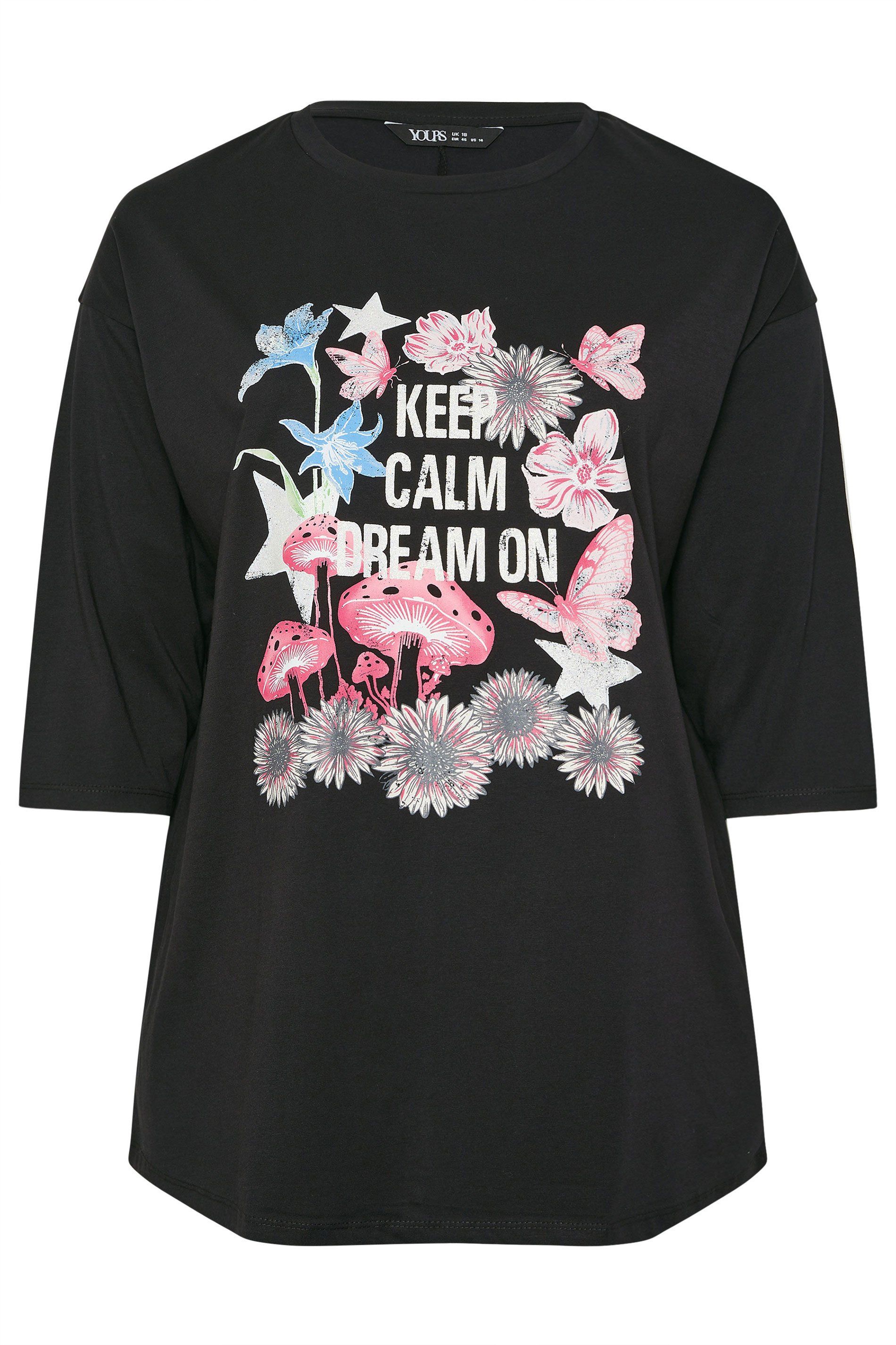 Yours Flower Graphic T-Shirt