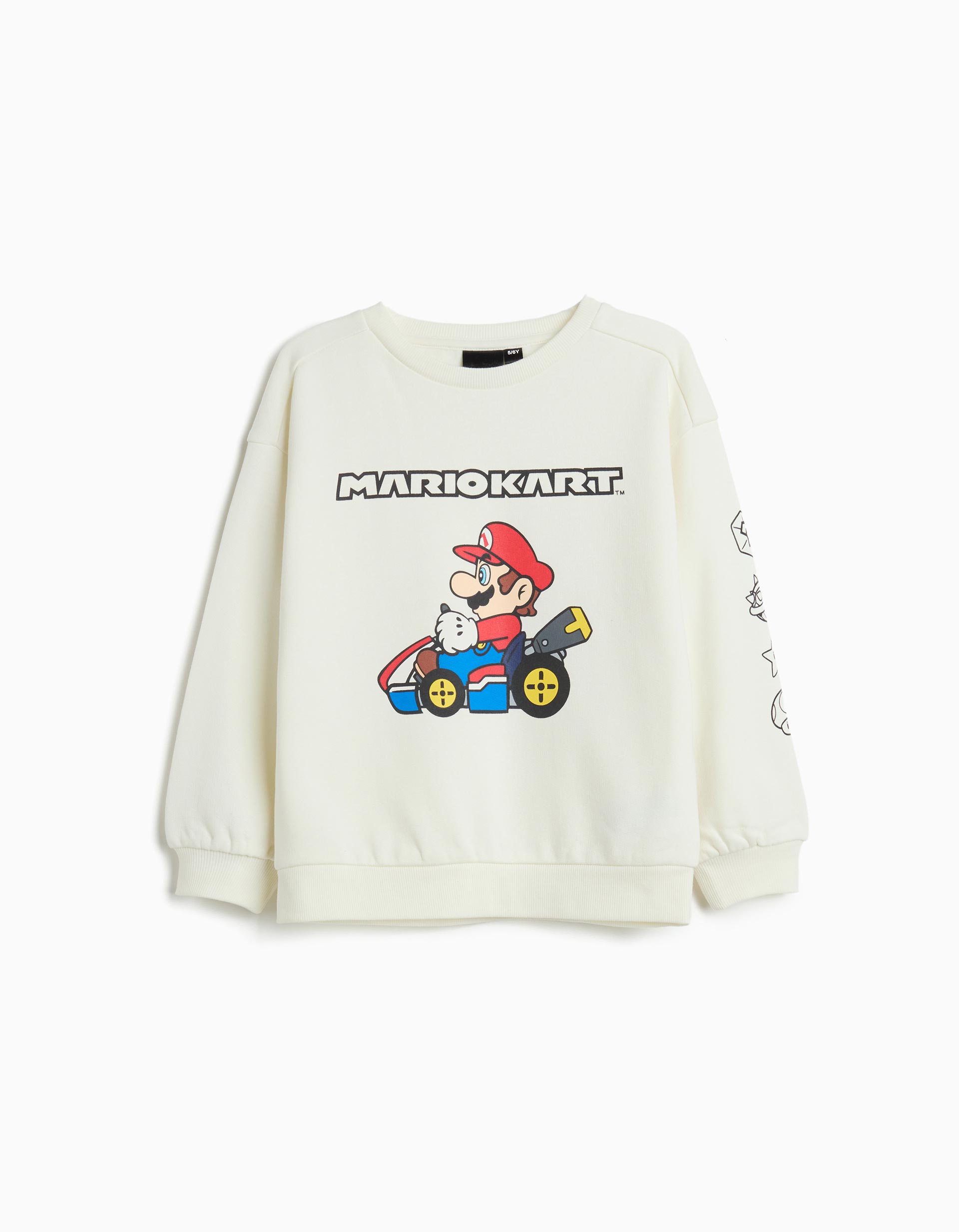 Sweatshirt 'Super Mario', Menino, Branco