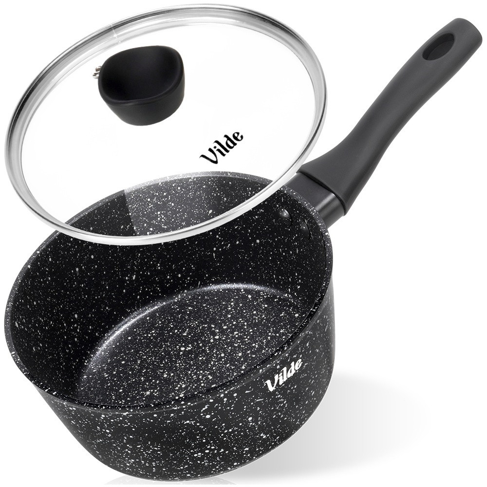 Rondel granitowy ze szklaną pokrywką GRANITICA 16 cm, 1,1 l