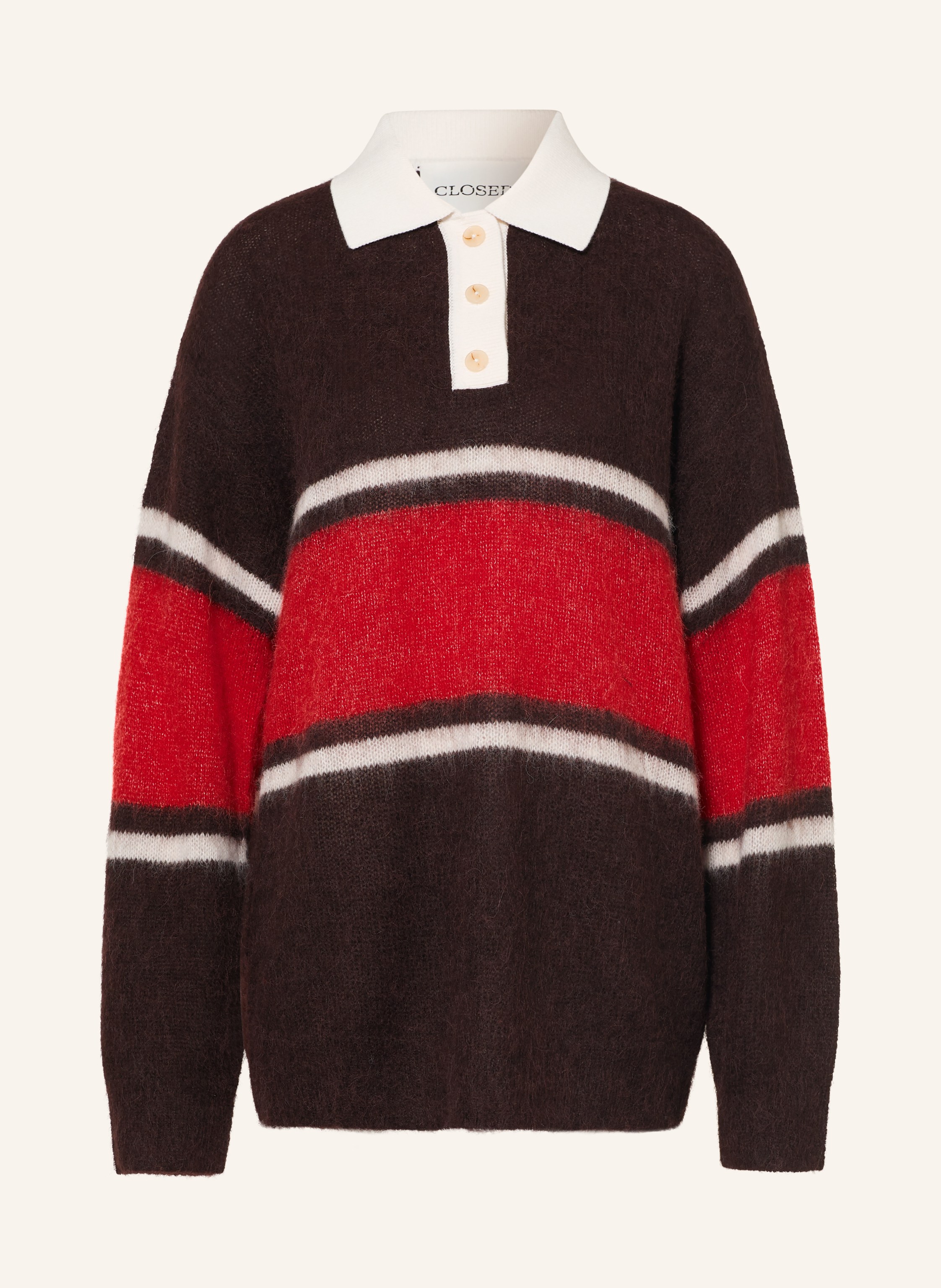 CLOSED Rugbyshirt mit Alpaka