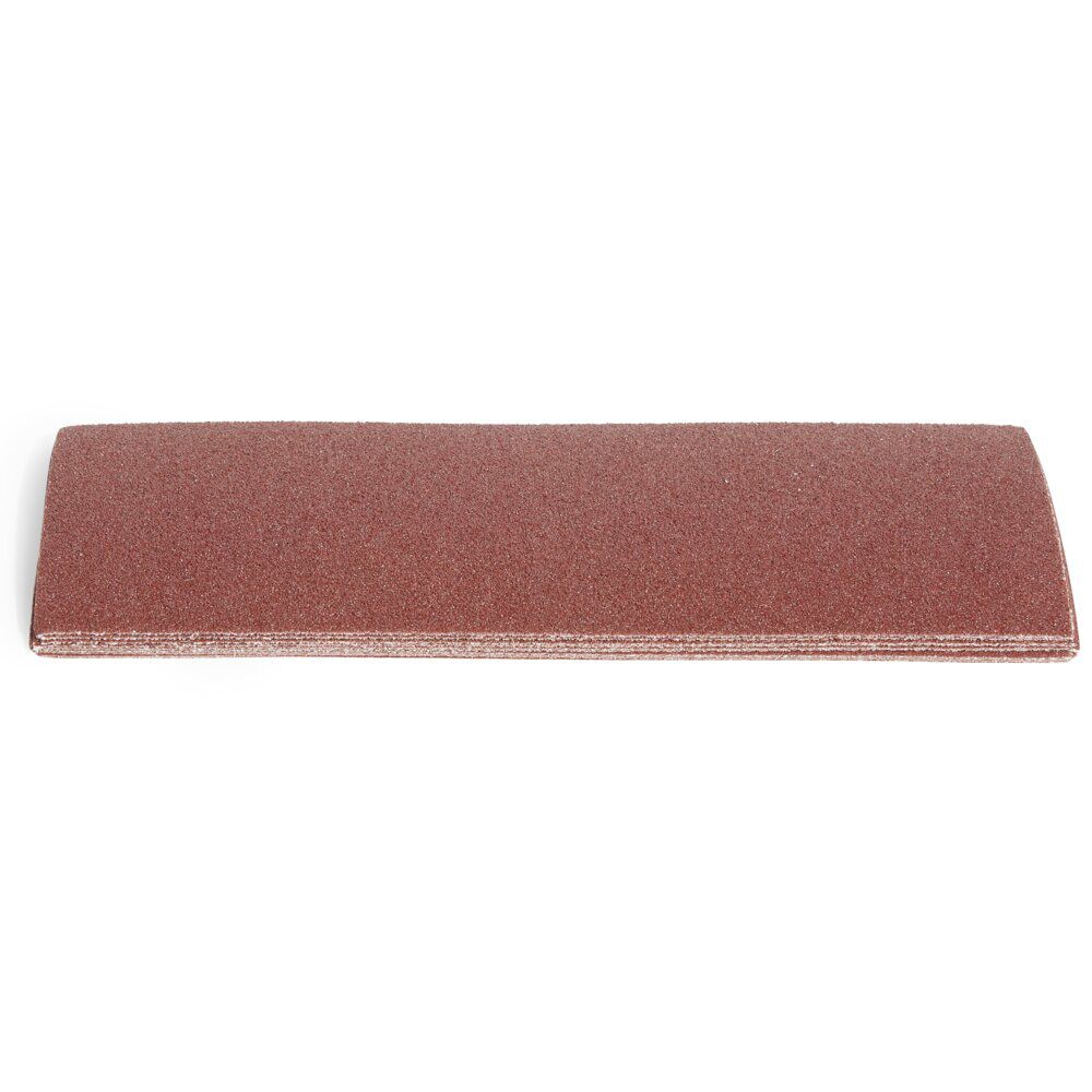 12 patins abrasifs en Corindon pour ponceuses vibrantes - 93 x 230 mm