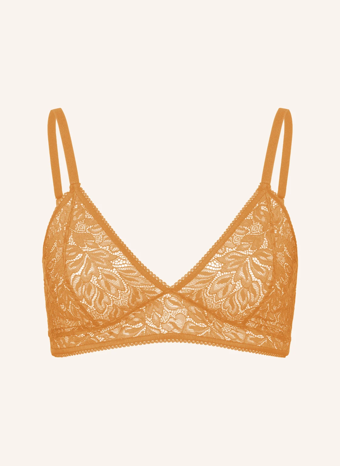 erlich textil Iconic Lace bügelloser Triangel BH mittlerer Halt aus Spitze - verstellbare Träger